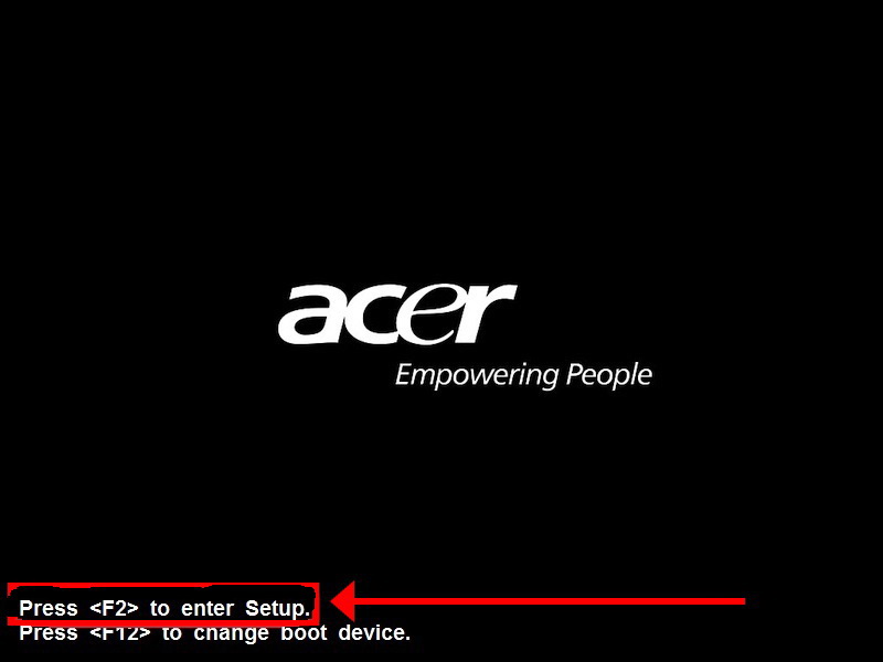 Acer BIOS Hatası